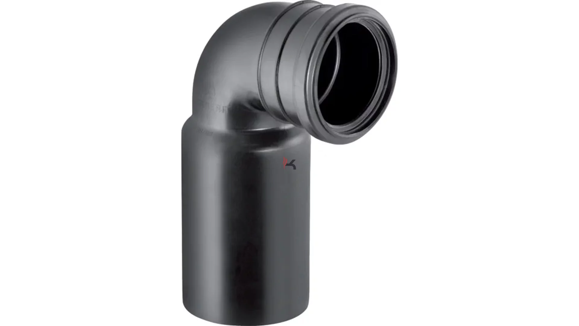 Geberit PE 90°-os csatlakozókönyök fali WC hez, d90/90 (Gyártói cikkszám: 366.061.16.1)