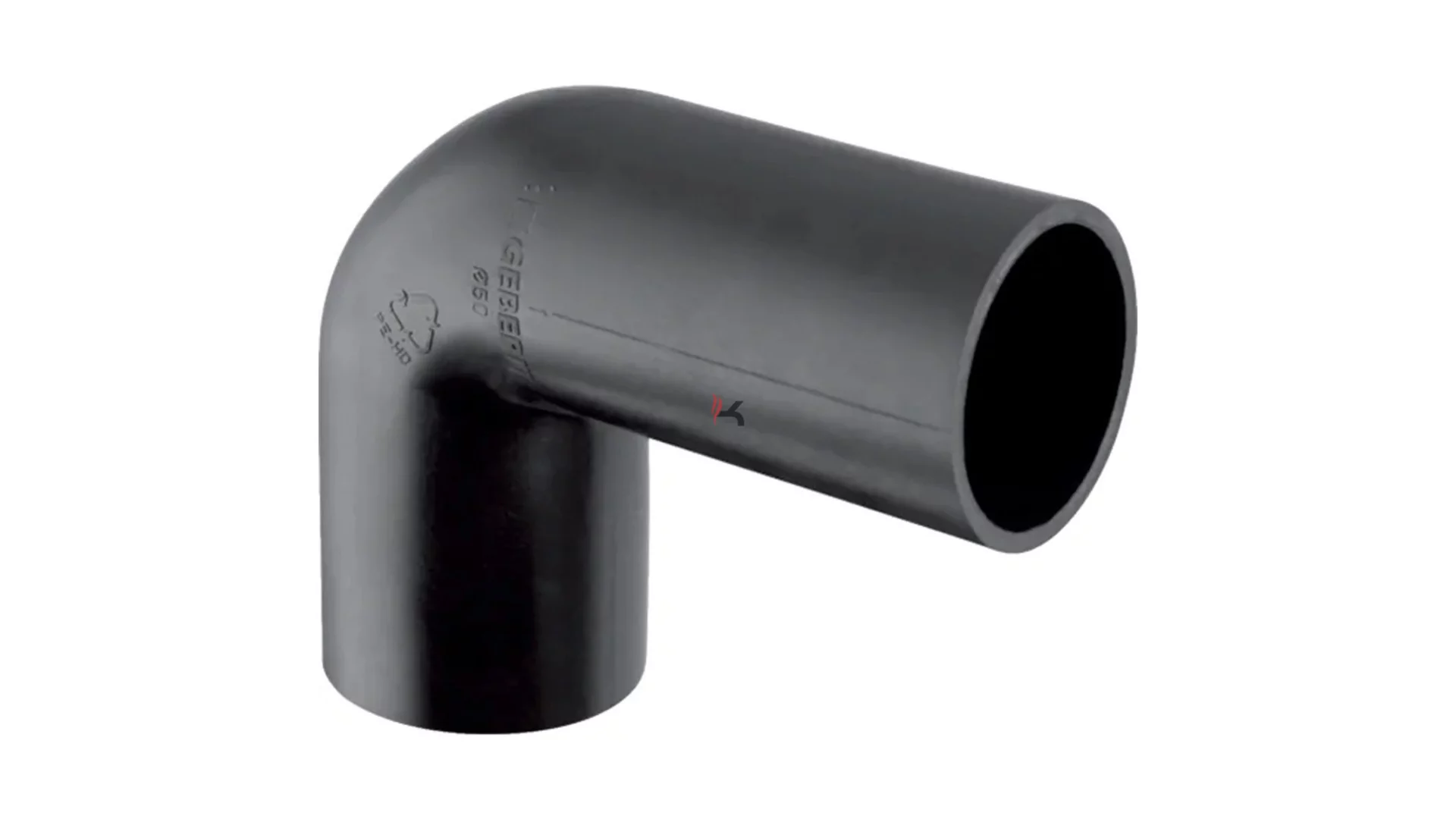 Geberit PE 90°-os csatlakozókönyök tömítőmandzsettához, d50/50/44 (Gyártói cikkszám: 361.080.16.1)