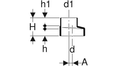 Geberit Silent-db20 excentrikus szűkítő, rövid, d75/63 2.