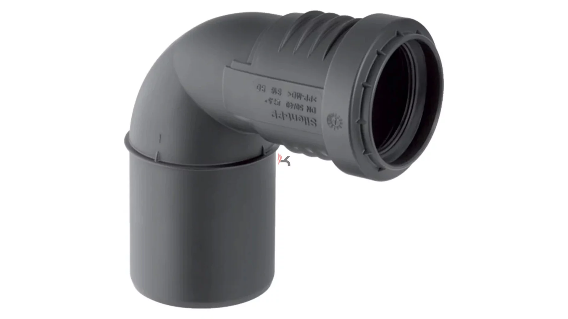 Geberit Silent-PP 87,5°-os szűkítőív, d40/50 (Gyártói cikkszám: 390.225.14.1)