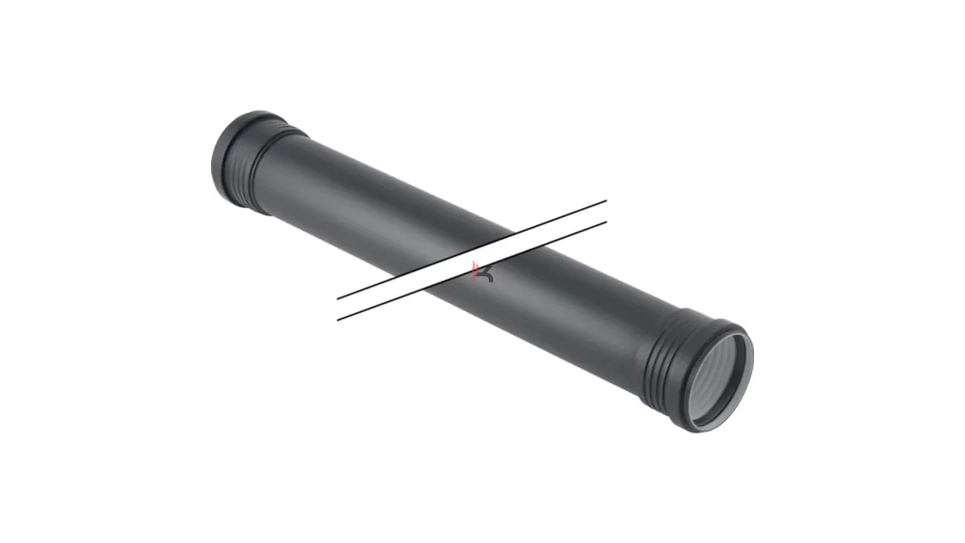 Geberit Silent-PP két tokos cső, d90, L:50cm (Gyártói cikkszám: 390.410.14.1)