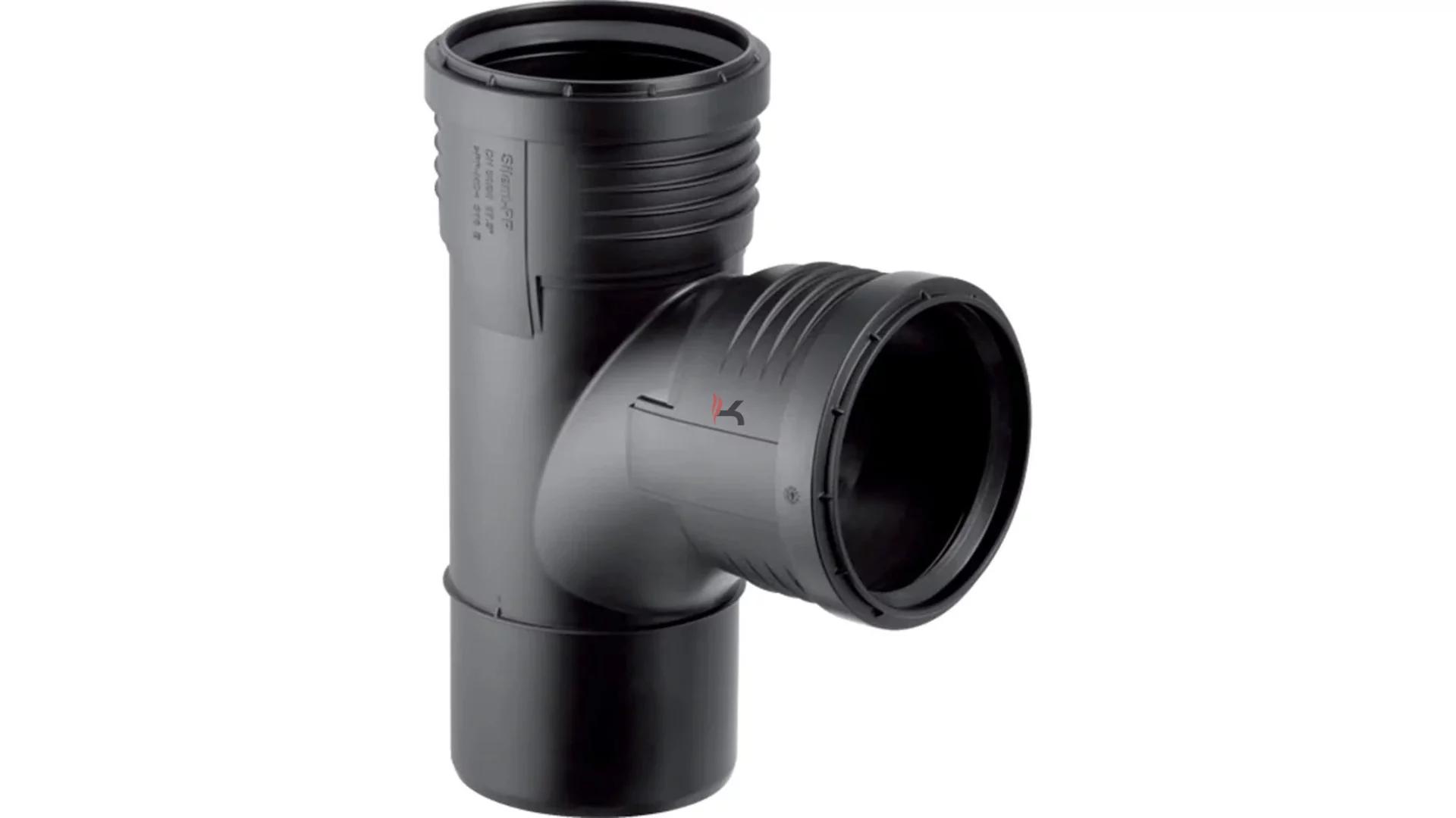 Geberit Silent-PP 87,5°-os íves elágazó idom, d90/90 (Gyártói cikkszám: 390.454.14.1)