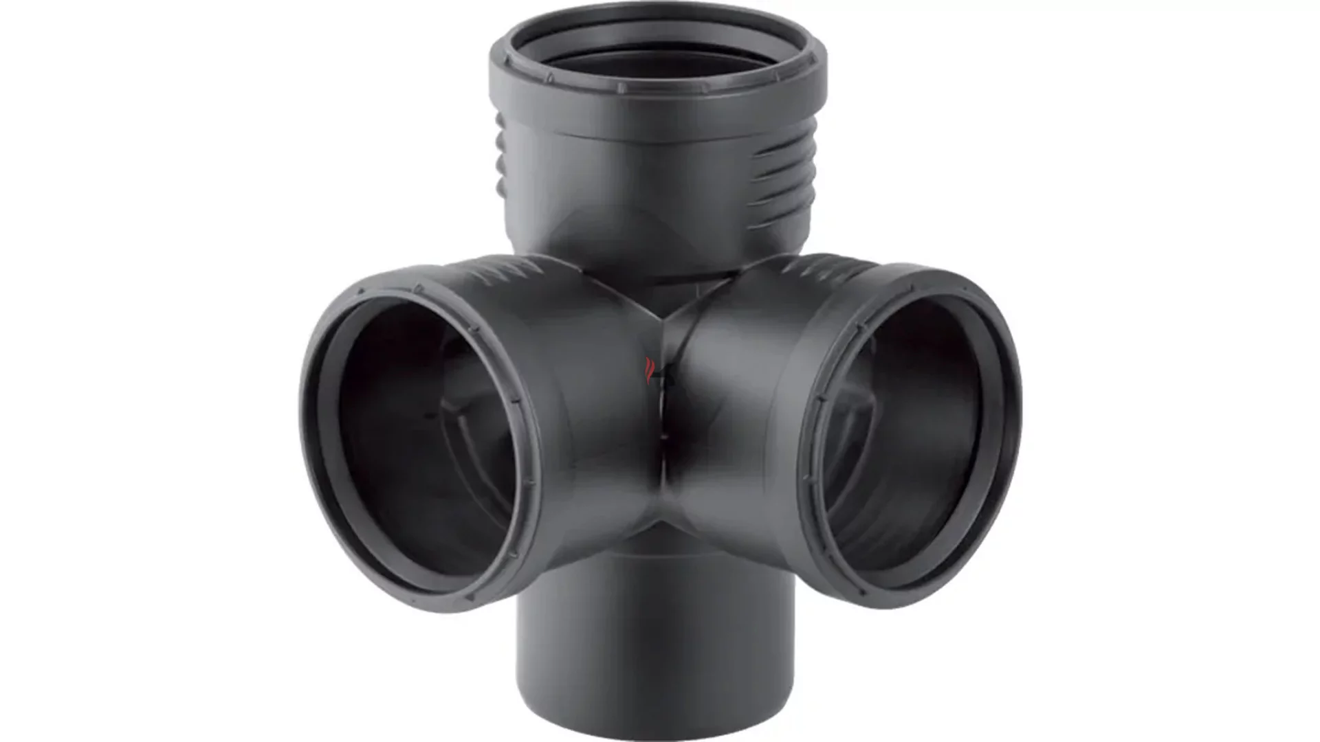 Geberit Silent-PP 87,5°-os sarokelágazó idom, d90/90/90 (Gyártói cikkszám: 390.459.14.1)