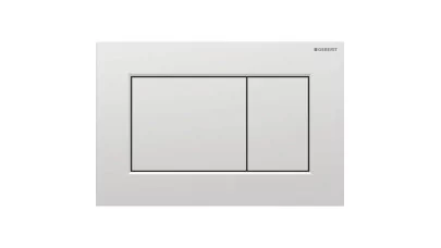 Geberit Sigma01 működtetőlap 2 mennyiséges öblítéshez, square: matt króm easy-to-clean bevonatt