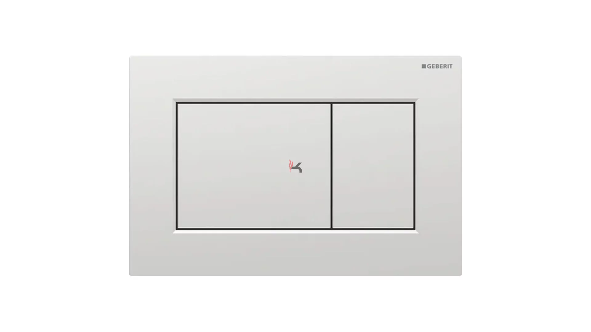 Geberit Sigma01 működtetőlap 2 mennyiséges öblítéshez, square: matt króm easy-to-clean bevonatt (Gyártói cikkszám: 115.660.JQ.1)