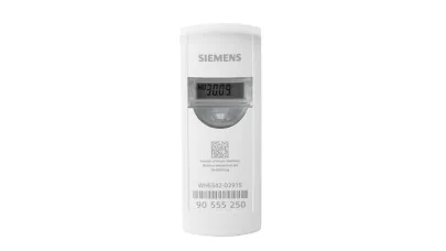 Siemens költségosztó walk-by vagy AMR rádiós interfésszel, 2-érzékelő, elem merülés figyelmezteté