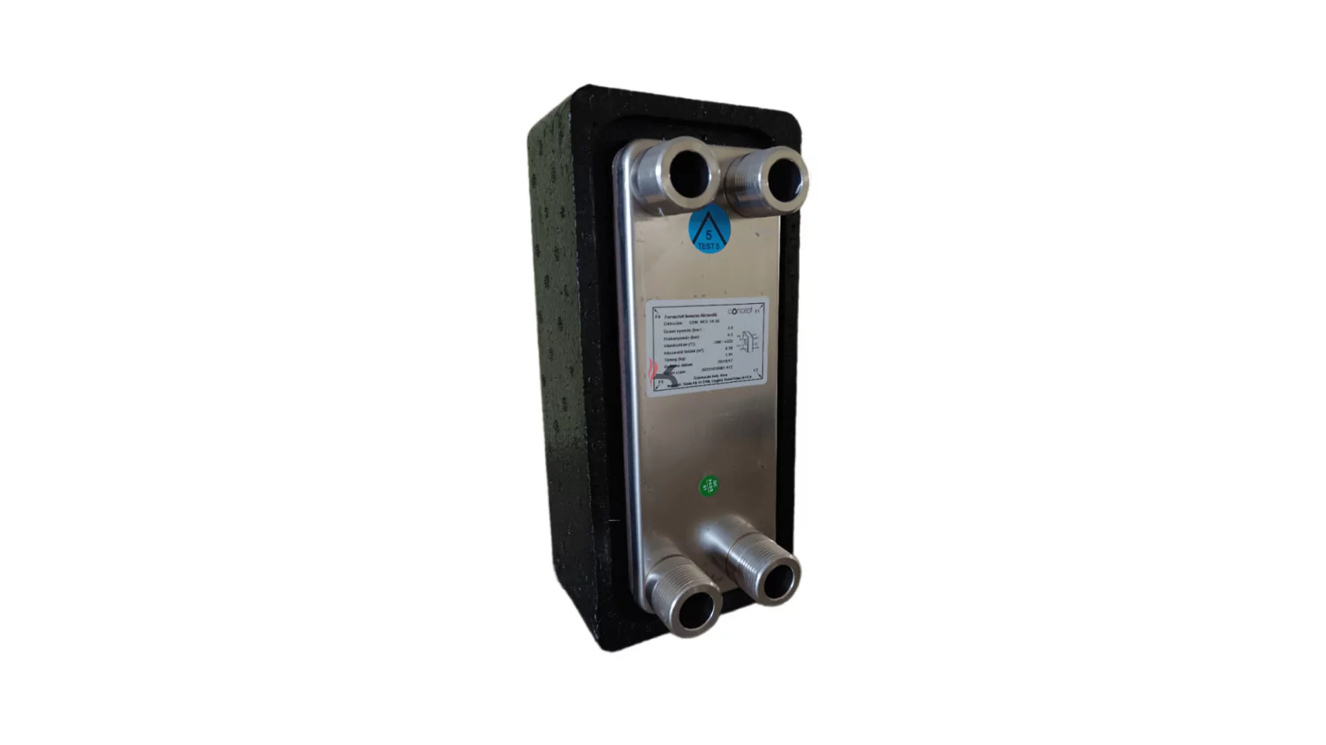 Concept lemezes forrasztott hőcserélő 40, INOX AISI316L, EPP box szigetelés, 4x3/4" (Gyártói cikkszám: HCS-14-40)