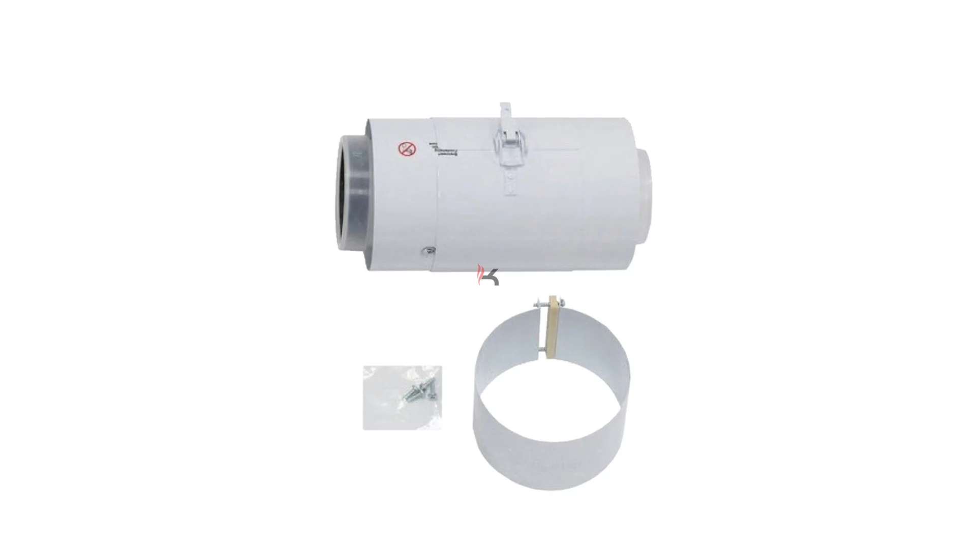 Saunier Duval egyenes ellenőrző idom PPs/Alu D80/125 mm (Gyártói cikkszám: 0020267686)