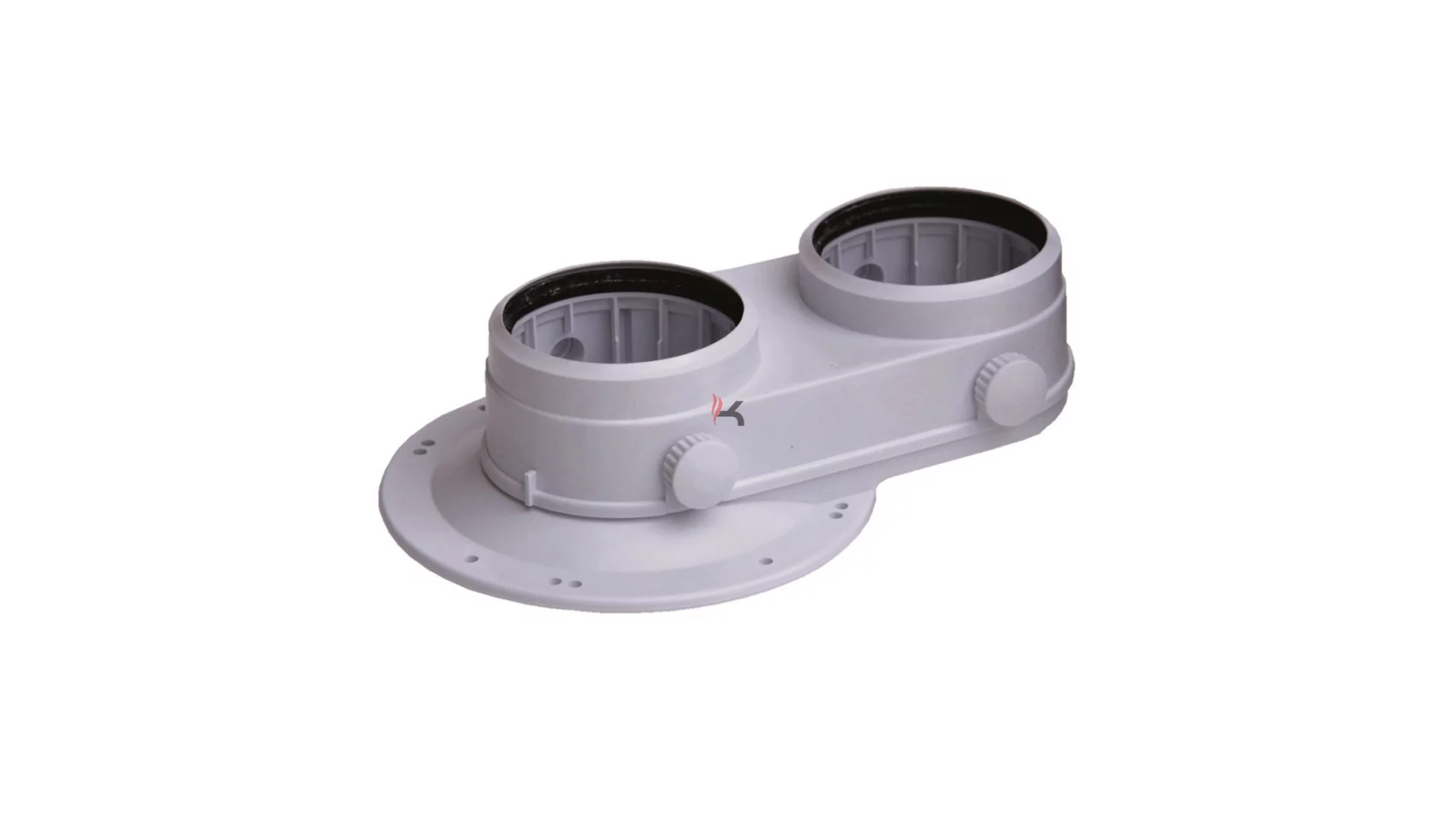 Saunier Duval osztott indító idom D80/80 mm (Gyártói cikkszám: 0020276092)