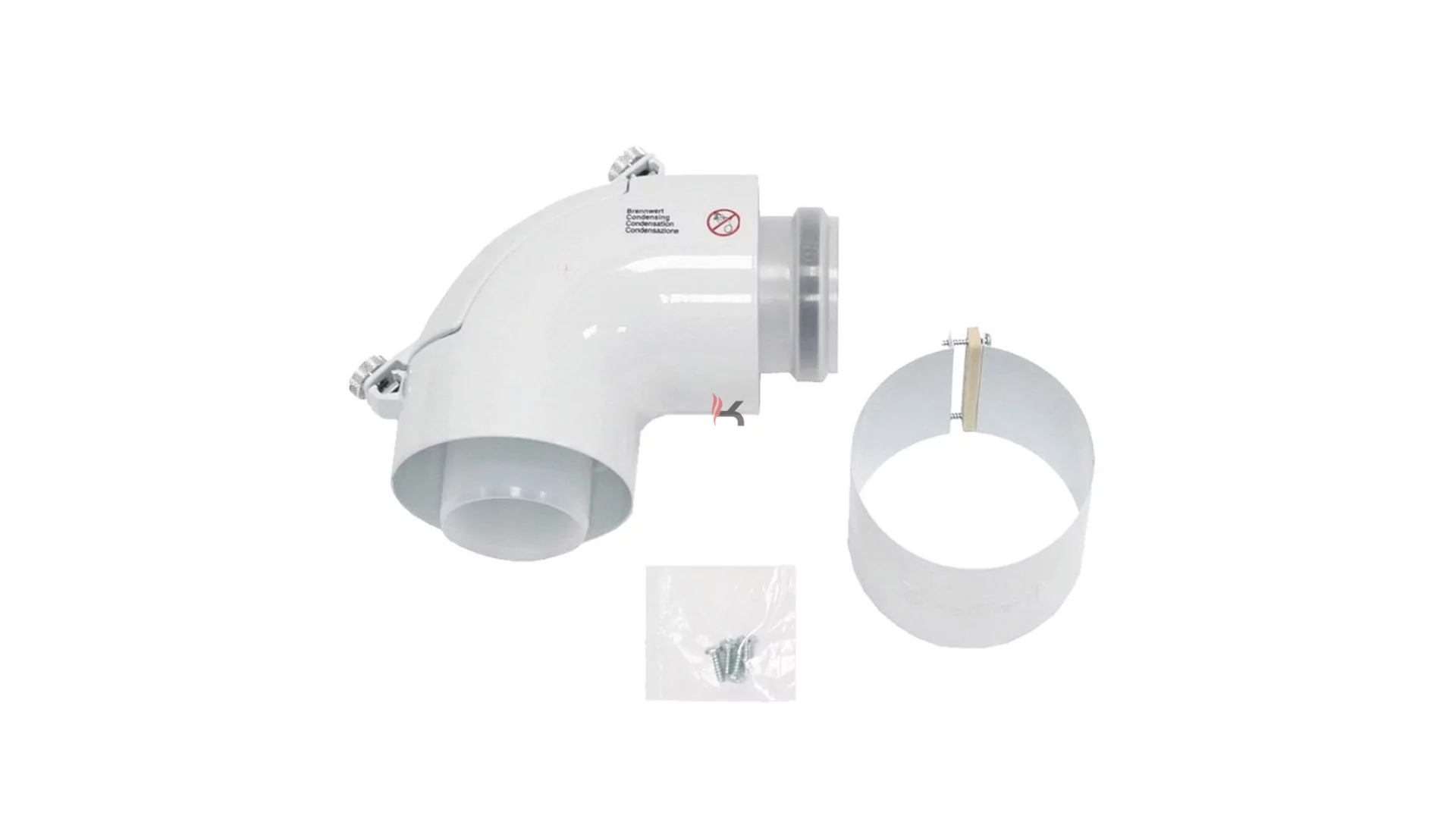 Saunier Duval ellenőrző könyök D60/100 mm (Gyártói cikkszám: 0020257011)