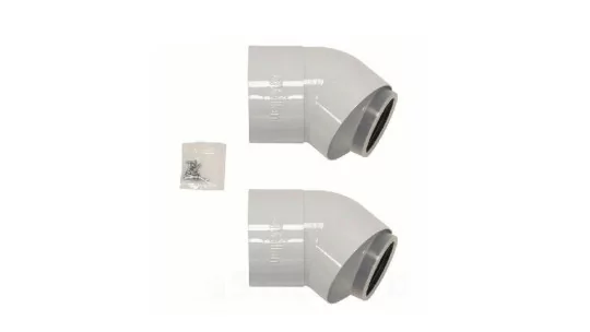 Vaillant koncentrikus könyökidom 45°, PP, D80-125 mm, 2 db-szett.jpg