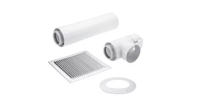 Vaillant alapkészlet osztott rendszerű égéstermék elvezetéshez PP D80/125 mm