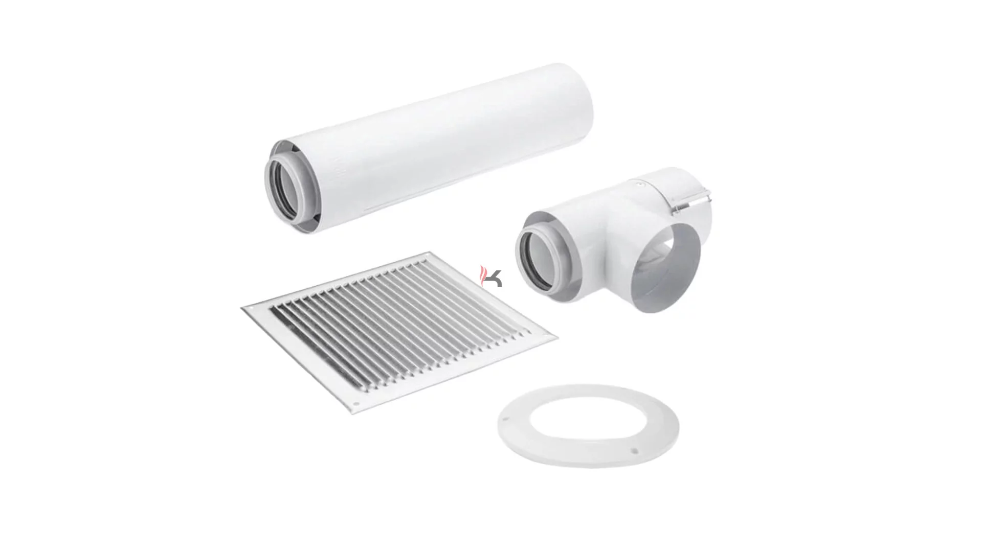 Vaillant alapkészlet osztott rendszerű égéstermék elvezetéshez PP D80/125 mm (Gyártói cikkszám: 0020021006)