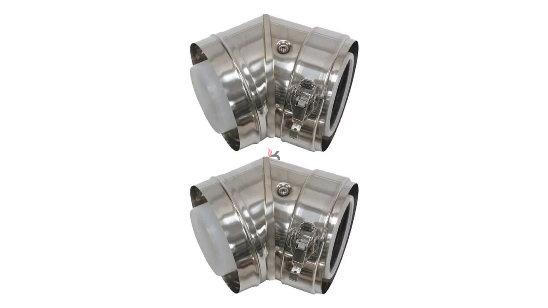 Vaillant koncentrikus homlokzati ív 45° D80/125 mm, 2 db (Gyártói cikkszám: 0020042757)