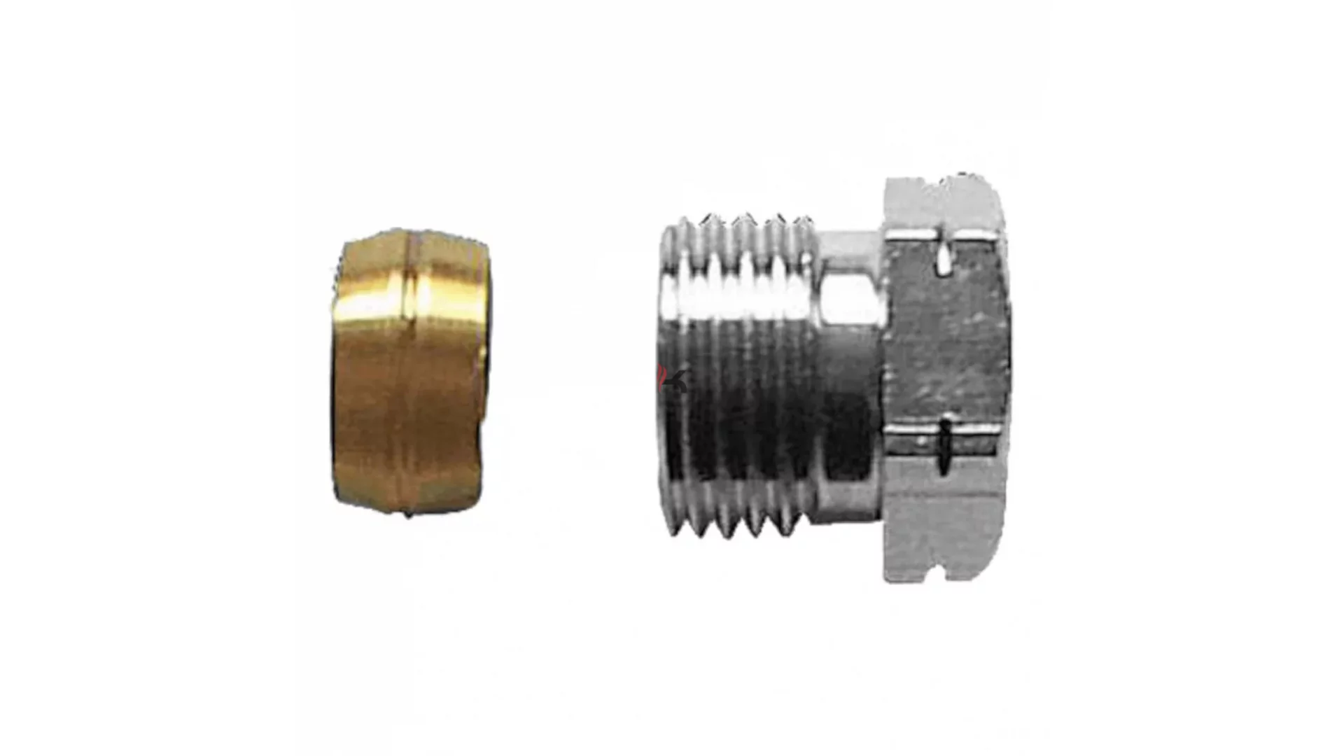 Herz külső menetes szorítógyűrűs csatlakozó, 1/2"-15, hosszú (Gyártói cikkszám: 1629201)