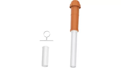 Bosch FC-Set80-C33x alapszett C33x függőleges kivezetés, vörös, bilincs., D80/125 mm, 1277 mm