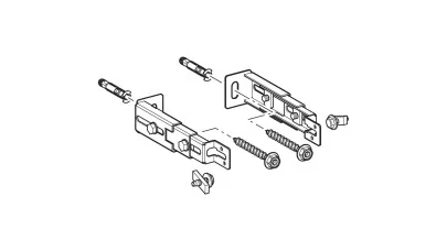 Geberit Duofix beépítő készet hátfalon történő lábrögzítéshez (2 db) 2.