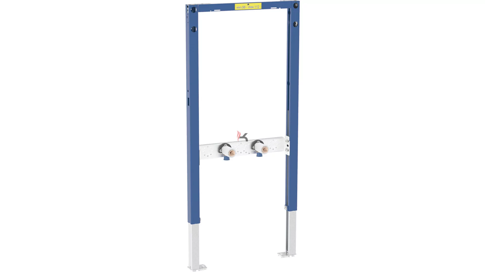 Geberit Duofix zuhany és kád szerelőelem, 98–112 cm, falon kívüli csaptelephez (Gyártói cikkszám: 111.740.00.2)
