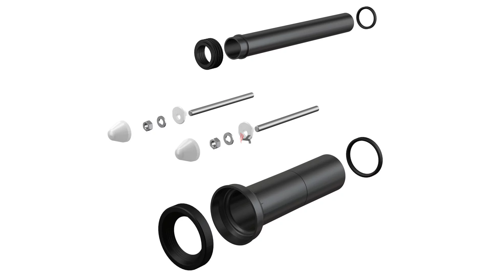 Alca M9000 komplett tartozékok, meghosszabbítás mozgássérült WC hez (Gyártói cikkszám: M9000)