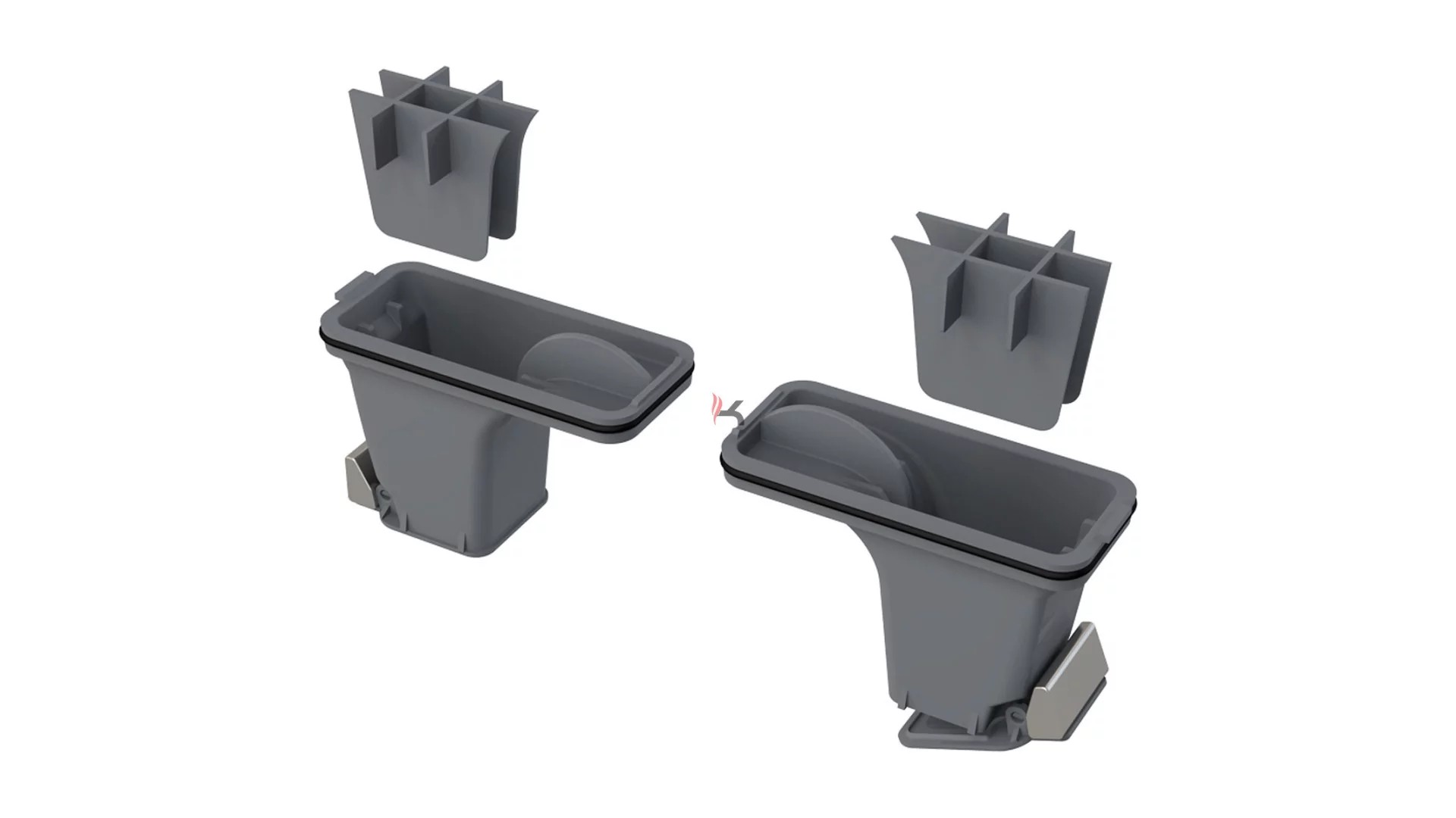 Alca P095 kombi bűzelzáró szett folyókához (Gyártói cikkszám: P095)