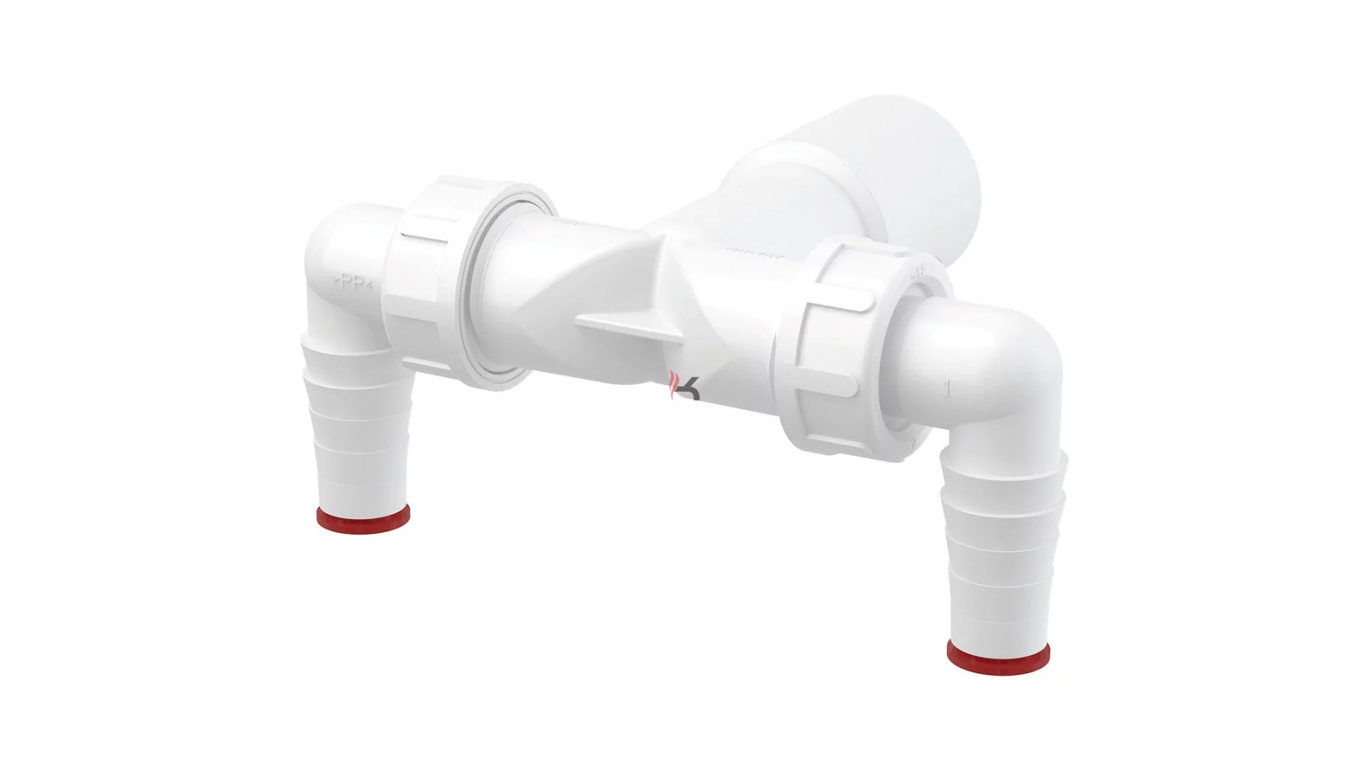 Alca P155Z dupla csonk DN40/32 / 17–23, visszacsapó szelepekkel (Gyártói cikkszám: P155Z)