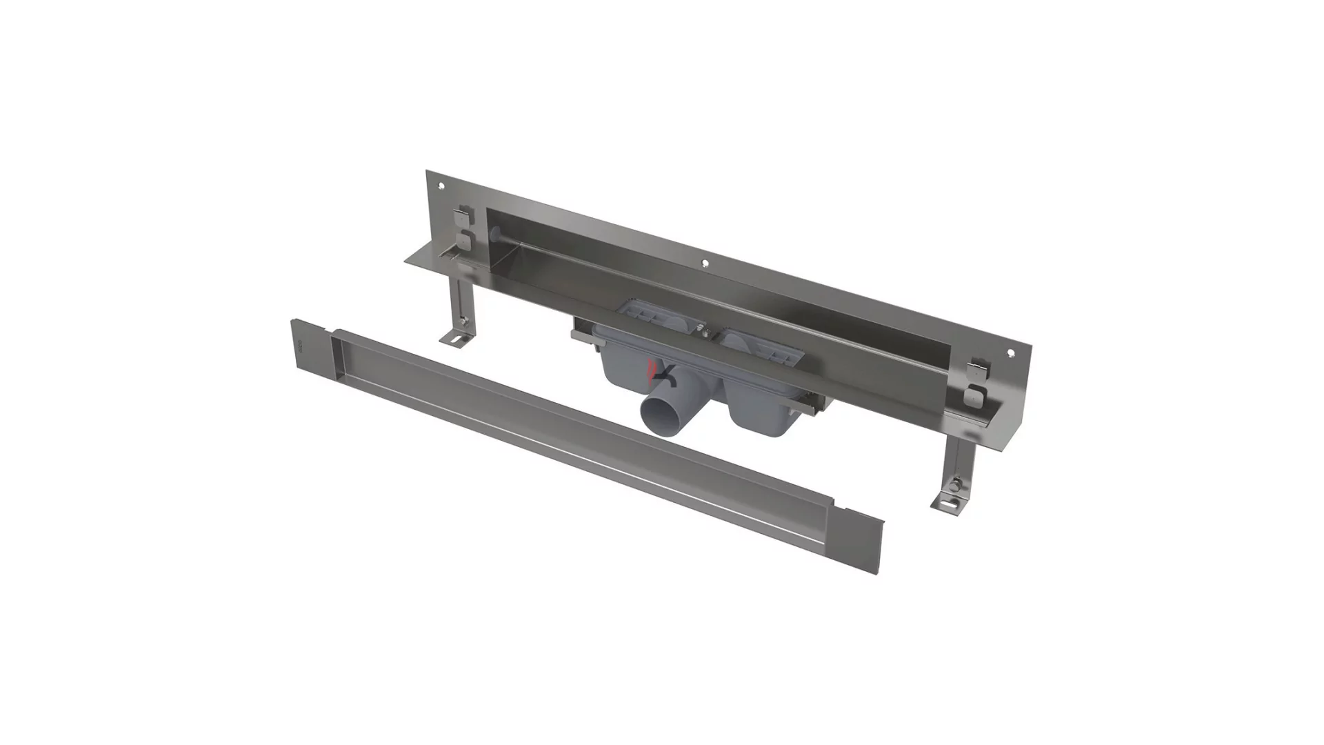 Alca APZ5 SPA-TWIN lefolyó rendszer a falba építéshez, burkolható fedlap, 1050mm (Gyártói cikkszám: APZ5-TWIN-1050)