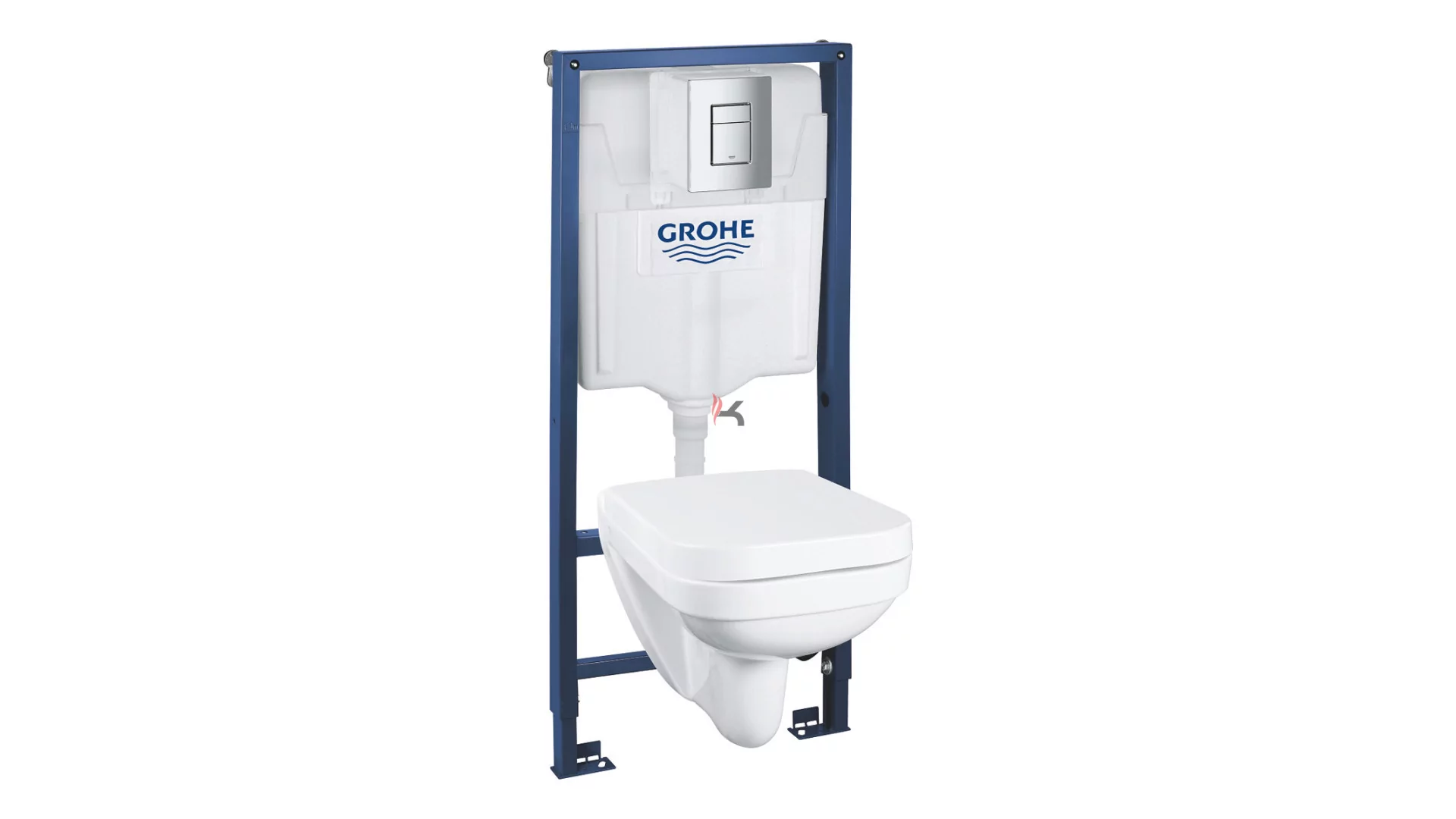 Grohe 4in1 szett Serel fali WC + lecsapódásmentes ülőke + Rapid SL tartály + Skate Cosmo króm nyl (Gyártói cikkszám: 39552000)