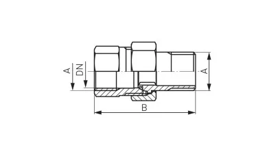 Ferro sárgaréz radiátor hollandi KB 1/2", tömítéssel 2.