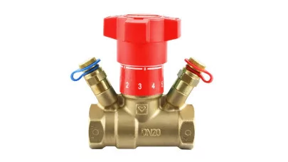 Herz Strömax-GN 3/4" beszabályozószelep, egyenes ülékű, kvs:2,38