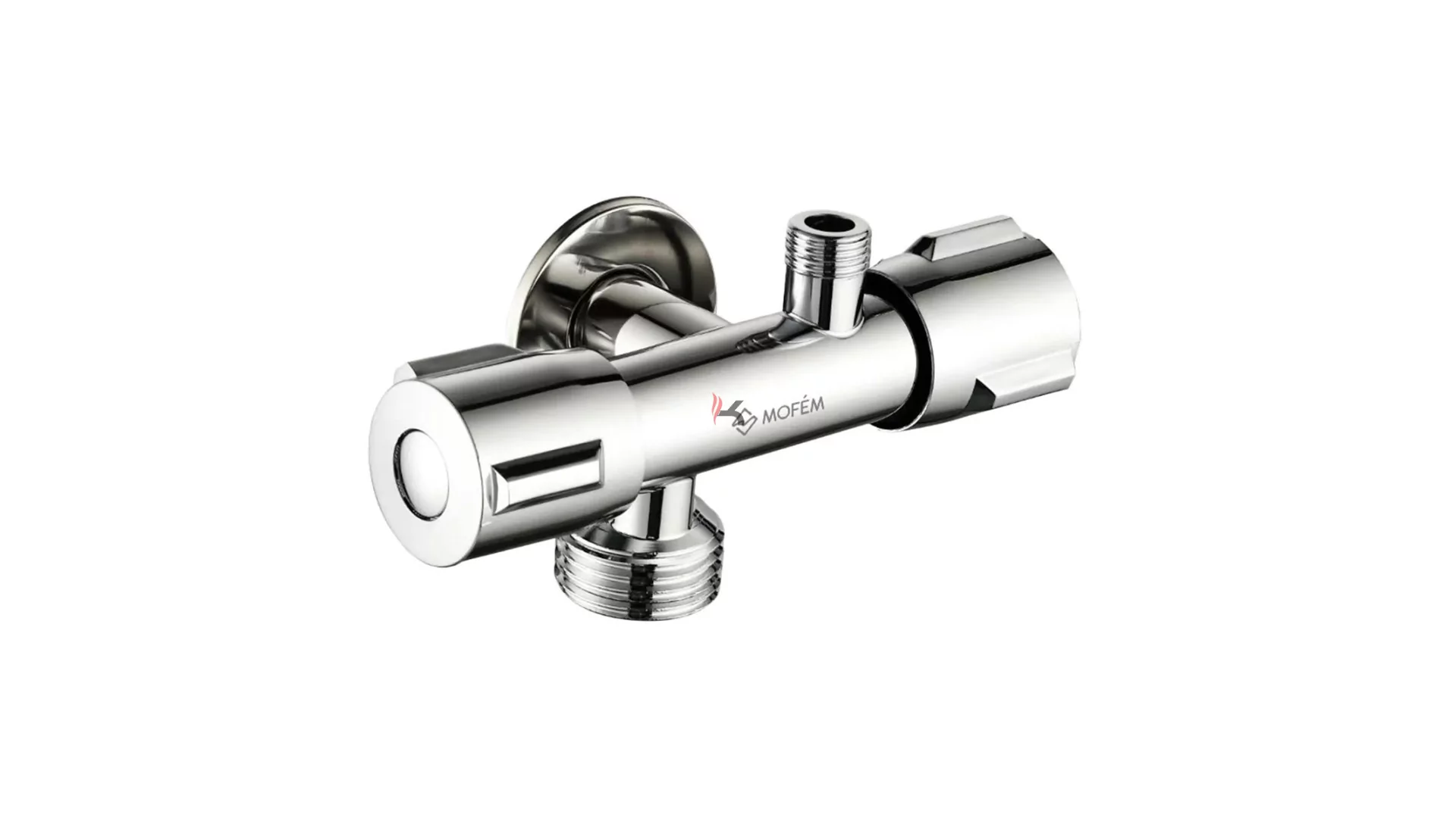 Mofém kerámiás kombinált sarokszelep, króm 1/2"-3/4"-3/8" (Gyártói cikkszám: 163-0043-00)