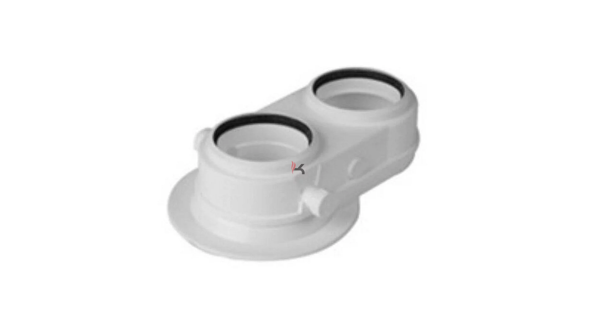 Baxi PP szétválasztó indító idom, D60/100 mm-D80 mm-D80 mm, PRIME készülékekhez (Gyártói cikkszám: KA00048)