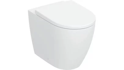 Geberit iCon álló WC mélyöblítésű készet, falhoz illeszkedő, zárt forma, TurboFlush, WC ülőkével