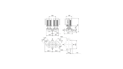 Grundfos TPED 100-200/4 A-F-A-BQQE-MDA 2.