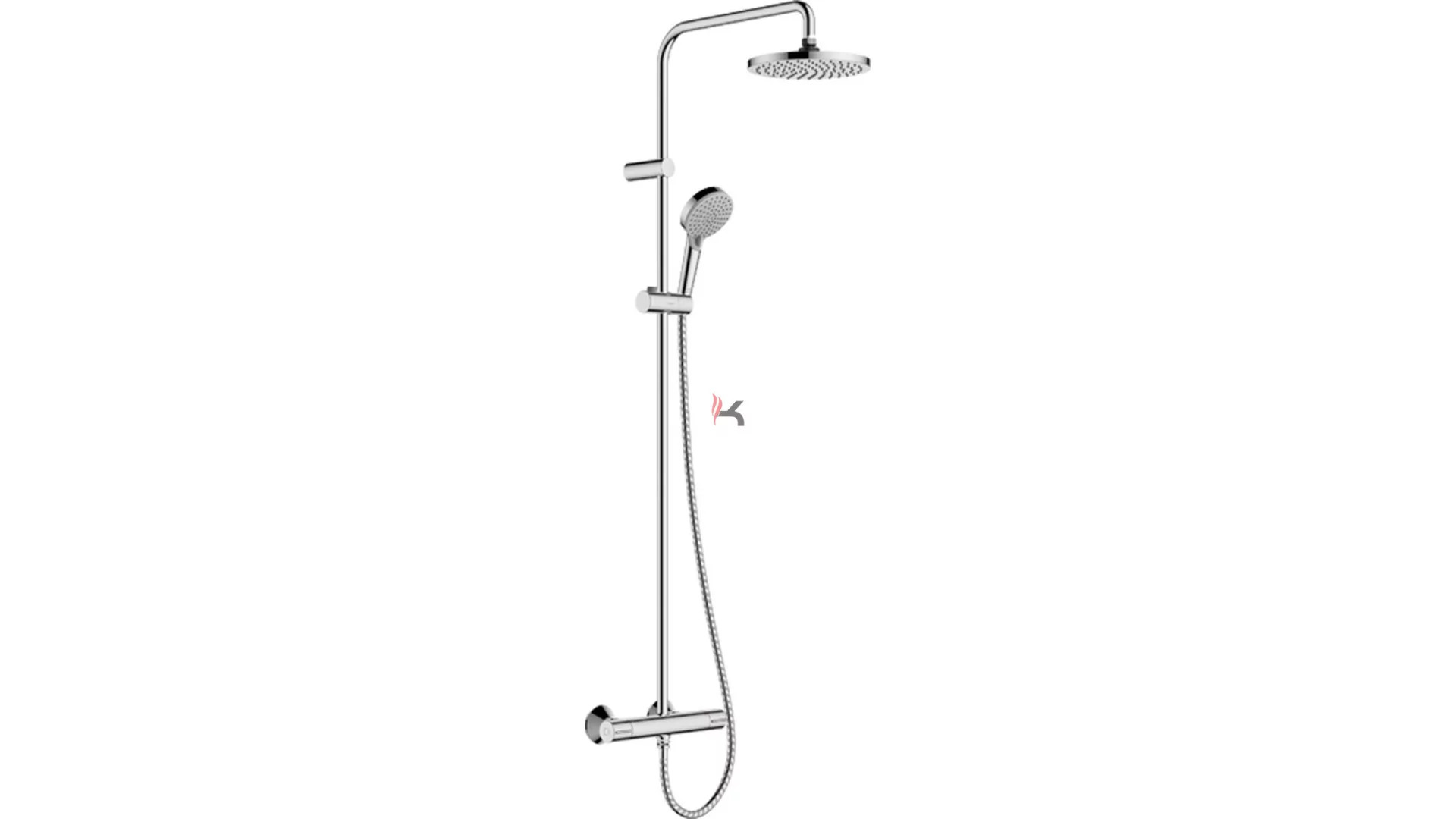 Hansgrohe Vernis Blend Showerpipe 200, 1jet, EcoSmart, termosztáttal (Gyártói cikkszám: 26089000)