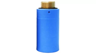 HL 42B.MS 1/2" kék vakdugó sárgarézmenettel