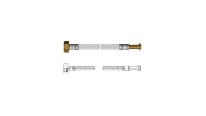 Kludi bekötőcső 3/8" x13x440mm peremes
