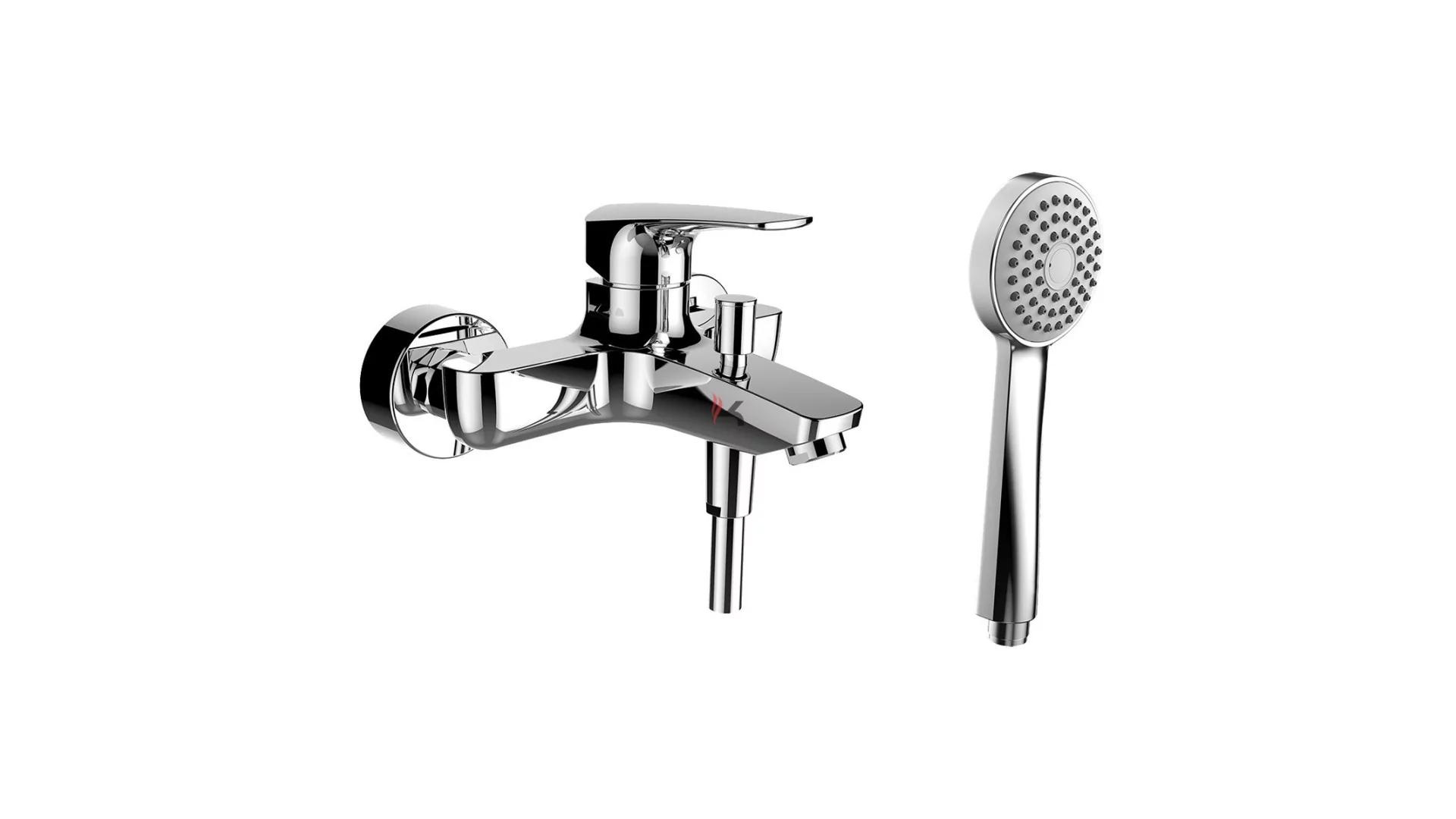 Laufen Laurin egykaros kádtöltő csaptelep zuhanyszettel (Gyártói cikkszám: H3212070041311)