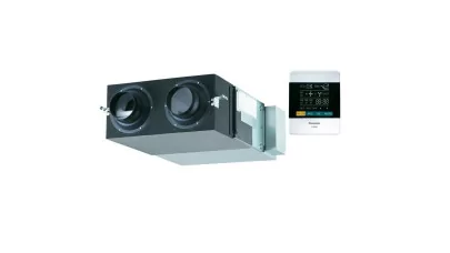 Panasonic hővisszanyerős szellőztető távirányítóval - 500 m3/h