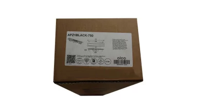 Alca APZ1BLACK Simple zuhanyfolyóka peremmel perforált rácsokhoz, fekete-matt, 750mm 2.