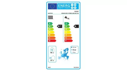 Ariston Genus One+ Hybrid 24/80 Net R32 Kond. kombi gázkazán 24kW + hőszivattyú 8,0kW 2.
