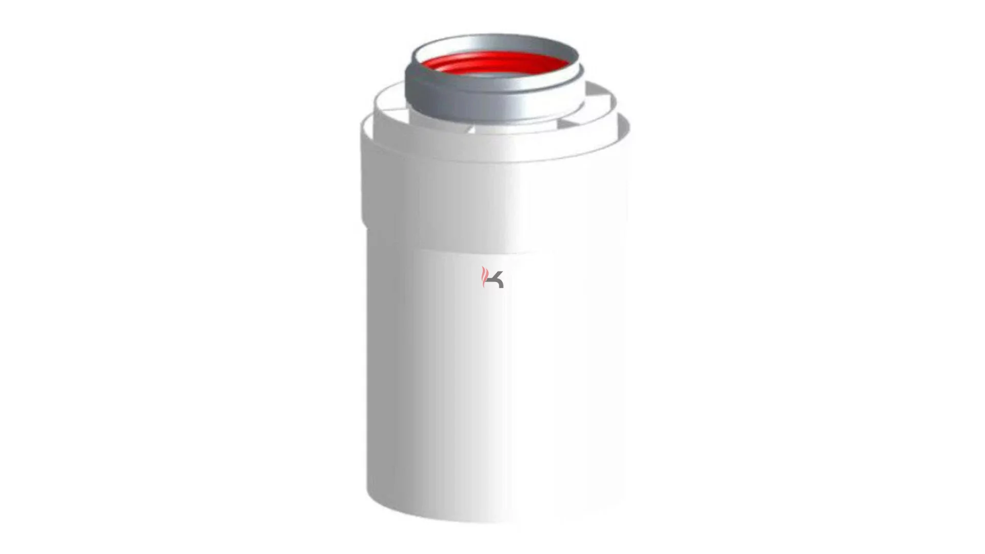 Tricox Alu/Alu cső 80/125 mm, 500 mm (Gyártói cikkszám: AACS606C)