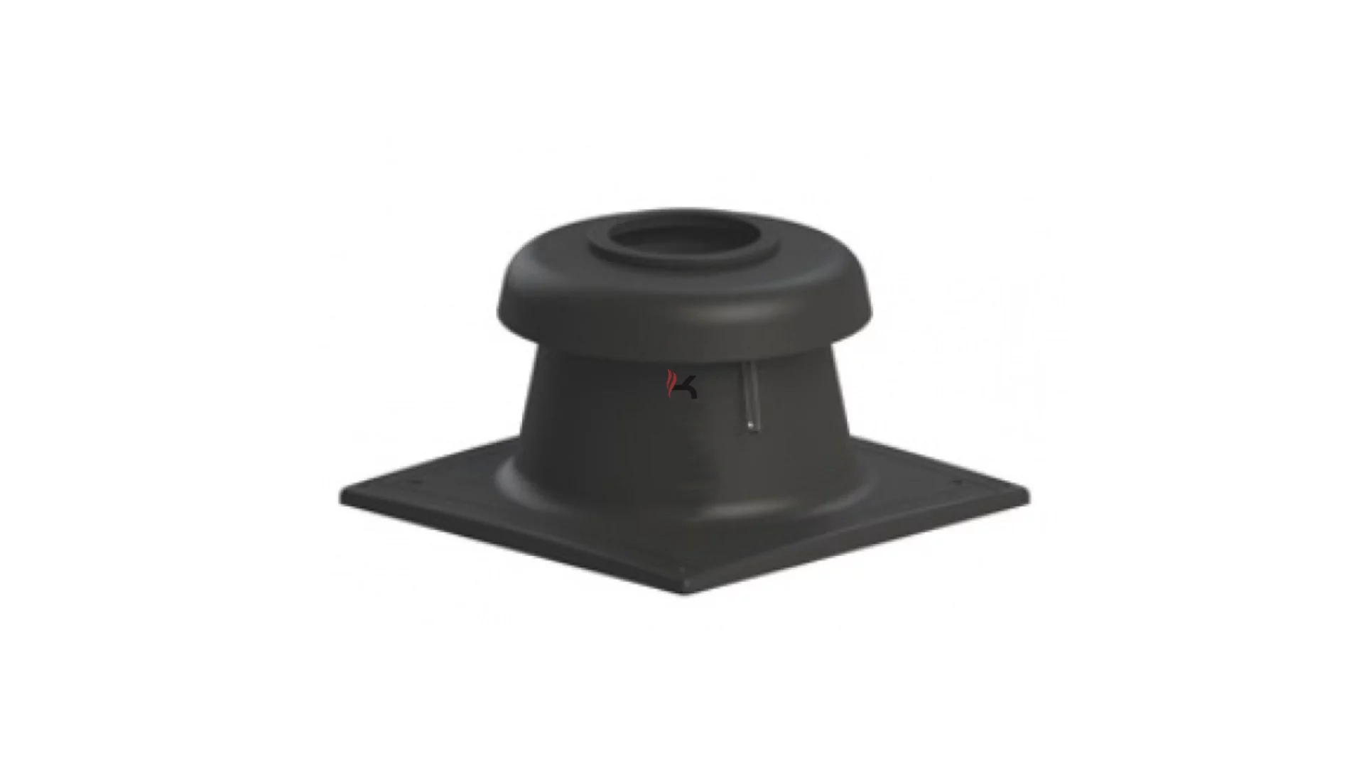 Tricox kürtő fedél fekete 100 mm (Gyártói cikkszám: KF30)