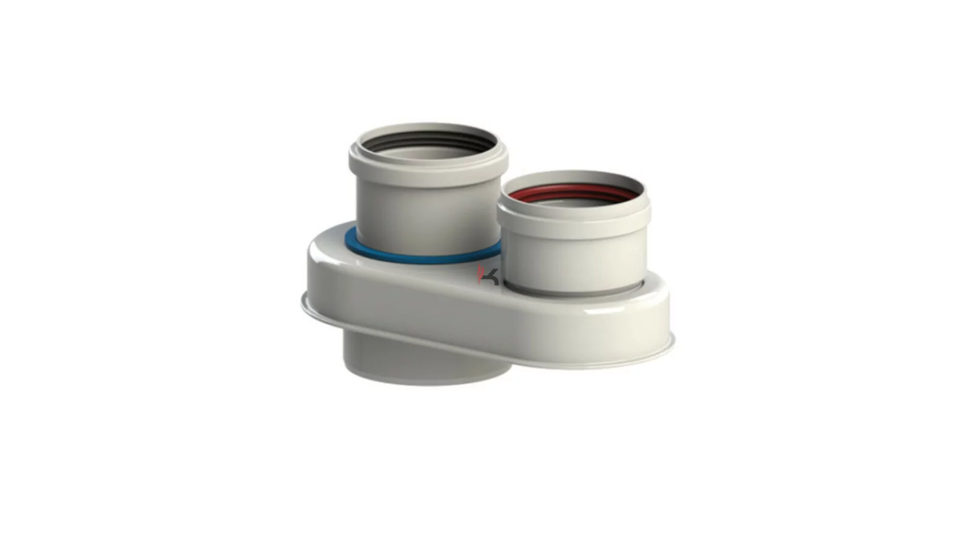 Tricox PPs/Alu osztó adapter 60/100 - 2x80 PPs/Alu osztó adapter 60/100 - 2x80 (Gyártói cikkszám: PAD5020)