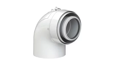 Tricox PPs/Alu ellenörző könyök 60/100 mm, 90°