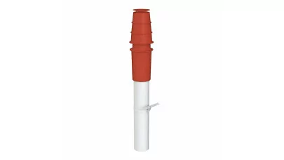 Tricox PPs/Alu tető átvezetés 60/100 mm piros EconeXt