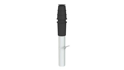 Tricox PPs/Alu tető átvezetés 80/125 mm fekete EconeXt