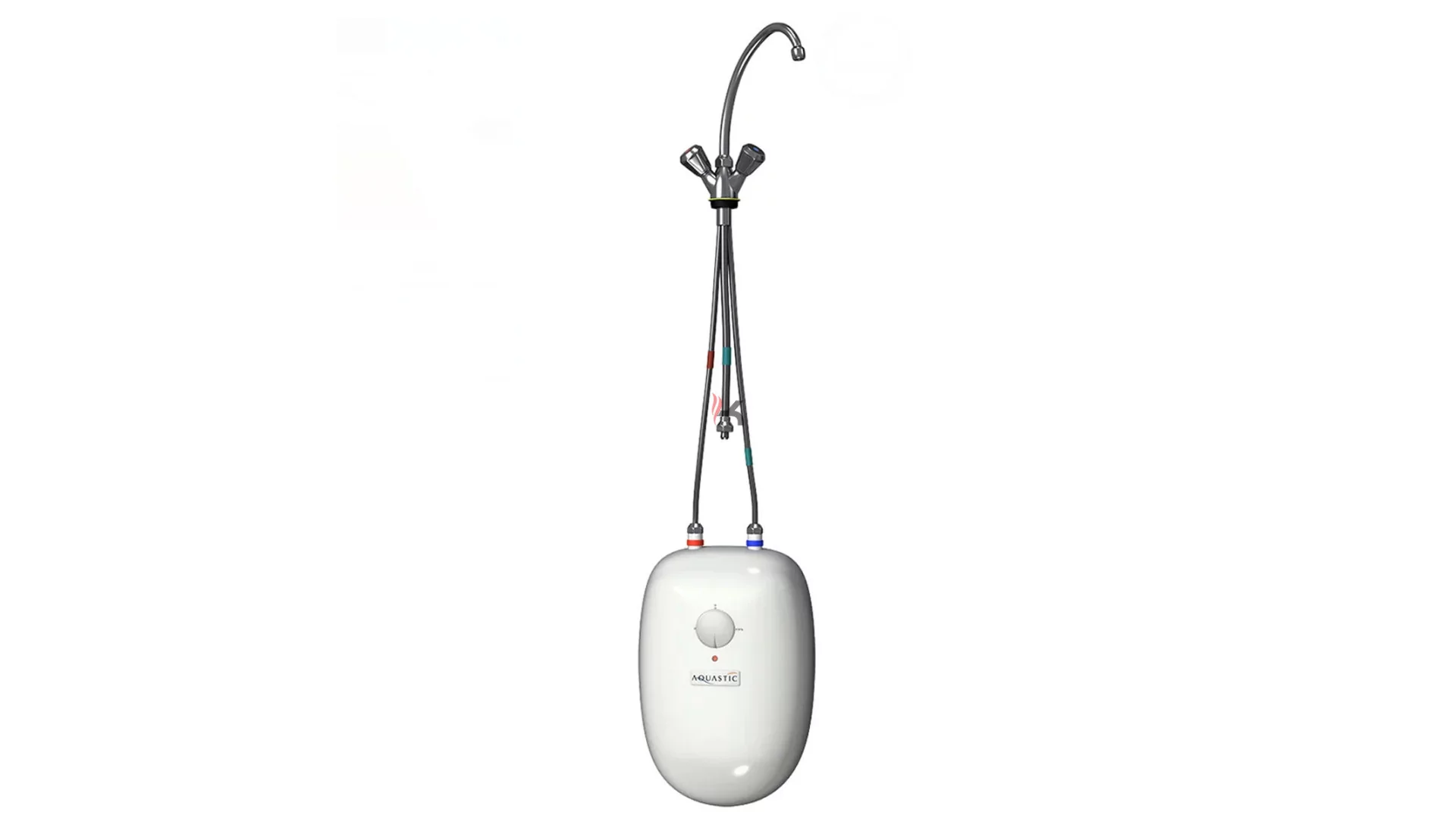 Aquastic AQ A5 alsó elhelyezésű felső kifolyású fali villanybojler, csapteleppel, 5l (Gyártói cikkszám: 2121123412)