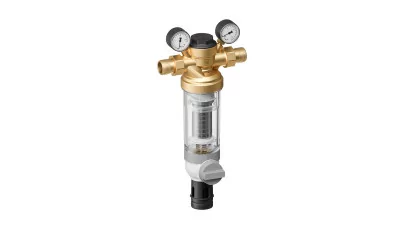 Honeywell LF visszamosatható vízszűrő, 100mikronos szűrőbetét, átlátszó szűrőcsésze, 2", külső menet+hollander, PN16, max 40°C, (kvs:25,7)