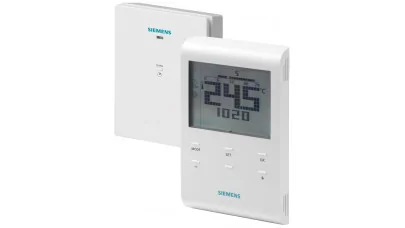 Siemens RDE100-1RFS heti programozású rádiófrekvenciás termosztát szett