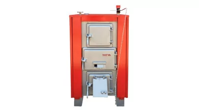 Totya Klasszik-2 B vegyestüzelésű kazán, szigeteléssel, huzatszabályzóval, hőmérővel 30 kW